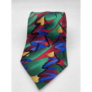 J. Garcia Colorful 100% Silk Men's‎ Neck Tie3.75 wide x 62" Long
